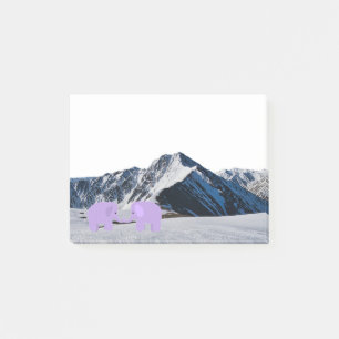 Elephants on a Mountain Post-it Notes