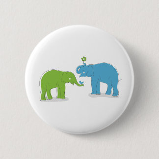 Elephants Pinback Button