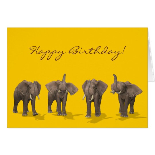 Albums 91+ Images Happy Birthday Pictures With Elephants Sharp