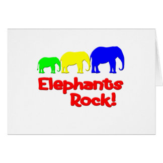 Elephants Rock! Cards