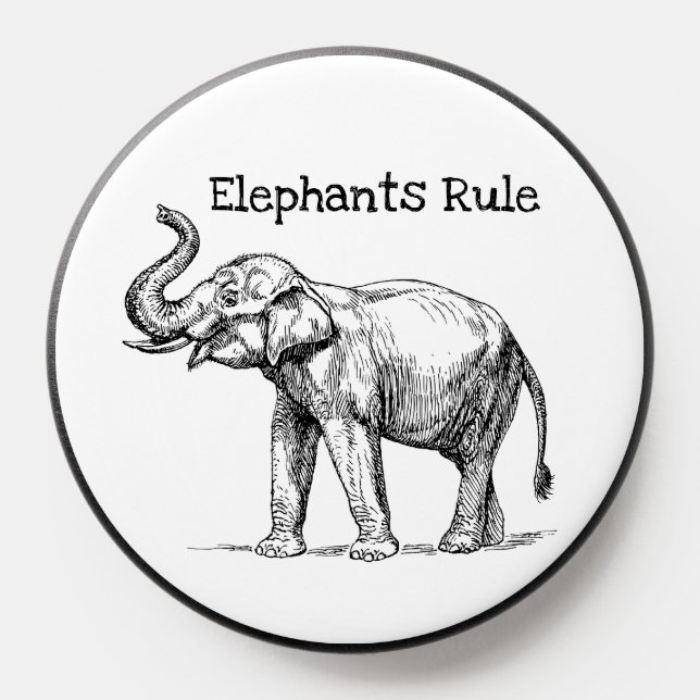Elephants Rule PopSocket (Popsocket)