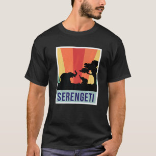 Elephants Safari National Park Serengeti Souvenir T-Shirt