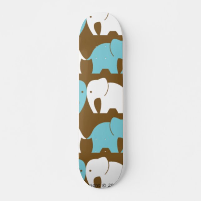 Elephants Skateboard Deck (Front)