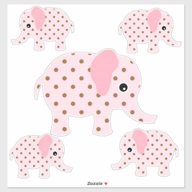 Elephants Sticker (Sheet)