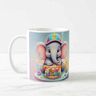 " ELEPHANT'S SWEET CELEBRATION " COFFEE MUG