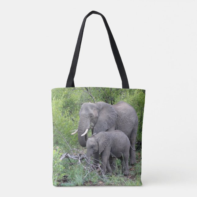 Elephants Tote Bag (Back)