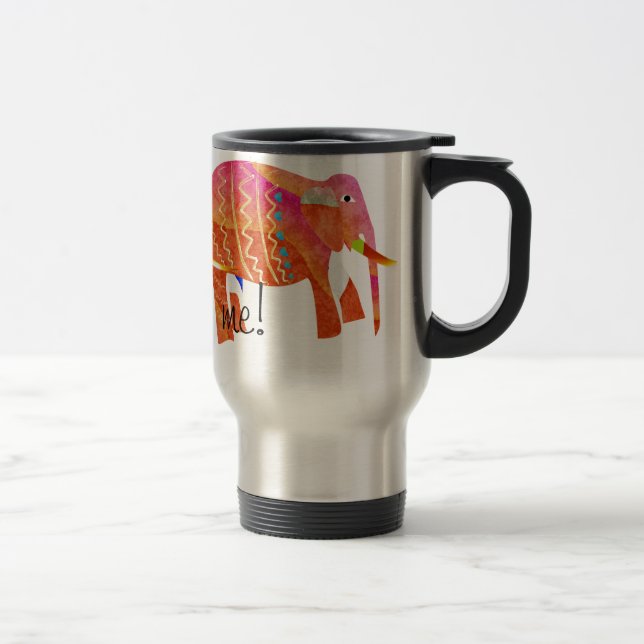 Elephants Travel Mug (Right)