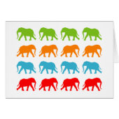 Elephants Walking Pattern (Front Horizontal)