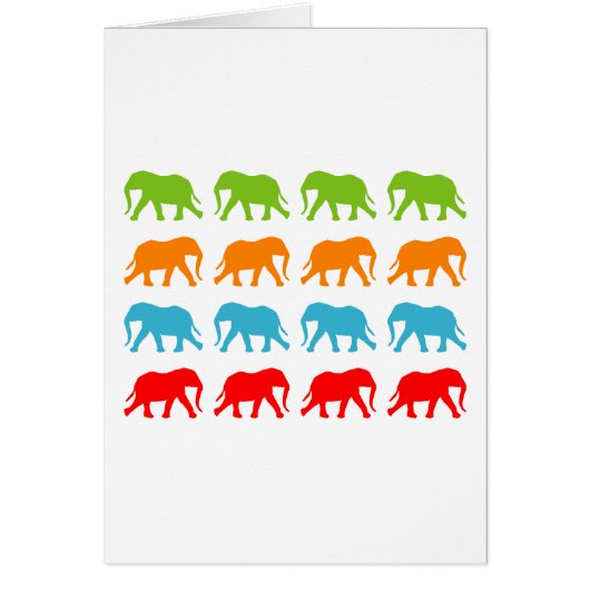 Elephants Walking Pattern (Front)