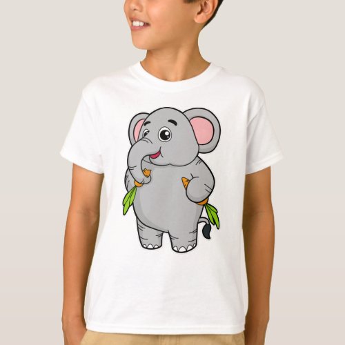 Elephants with Carrots T_Shirt