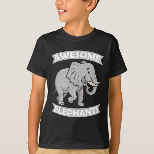 Elephants Zoo Circus Elephant Conservative  T_Shirt