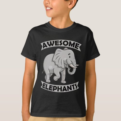 Elephants Zoo Circus Fun Elephant Conservative  T_Shirt