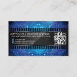 Eletronic Chip Style Business Card at Zazzle