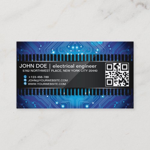 Eletronic Chip Style Business Card