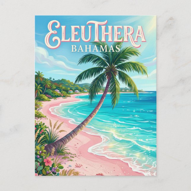 Eleuthera Bahamas Postcard (Front)