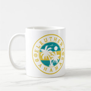 Eleuthera Island Bahamas Palm Tree Souvenirs Coffee Mug