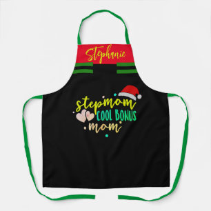Elevate Christmas Cooking Chef Apron -Stepmom Gift