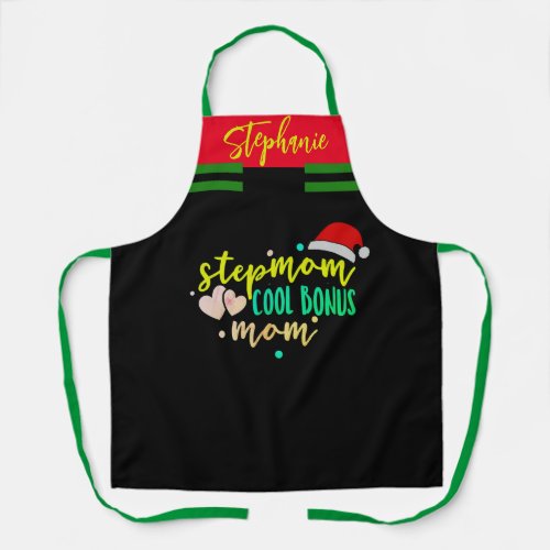 Elevate Christmas Cooking Experience Stepmom Chef Apron