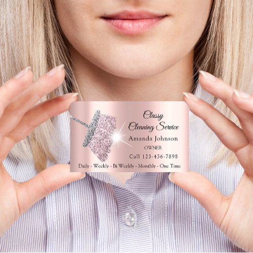 Elevate Your Cleaning Business with Classy Clean Business Card