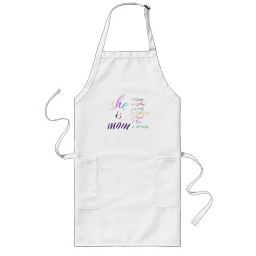 Elevate Your Cooking with Our Mom Apron Long Apron