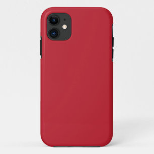 Elevate Your Design a Red Background and White iPhone 11 Case