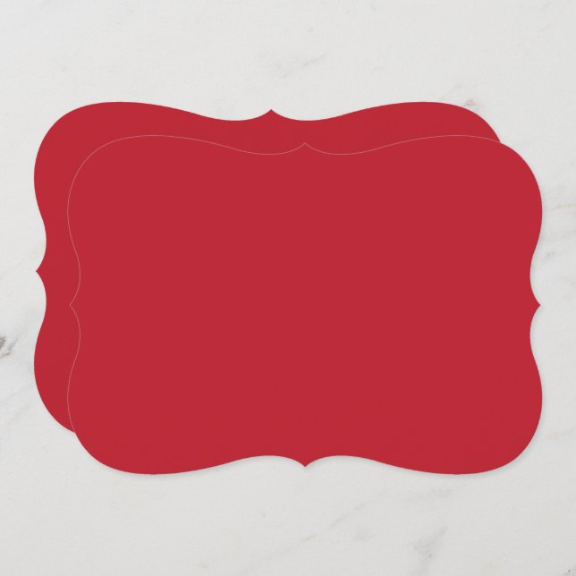 Elevate Your Design a Red Background and White  Note Card (Front/Back)