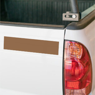 Elevate Your Design with a Brown Background Bumper Sticker