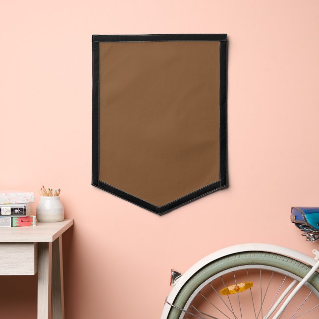 Elevate Your Design with a Brown Background Pennant (Insitu 2)