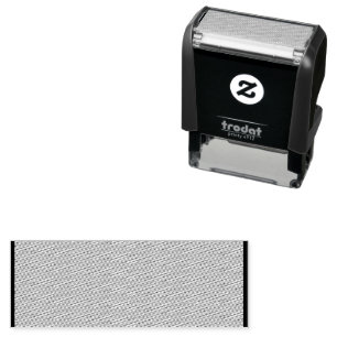 Elevate Your Design with a Brown Background Self-inking Stamp