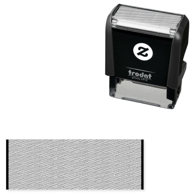 Elevate Your Design with a Brown Background Self-inking Stamp (In Situ)