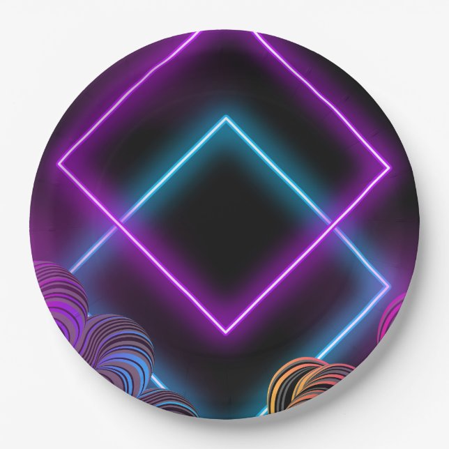 Elevate Your Dining Experience with 9" Round  Paper Plates (Front)