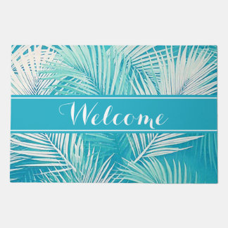 Elevate Your Entryway with Palm Fronds Doormat