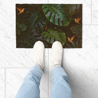 Elevate Your Entryway with Tropical Vibes: Stylish Fiber Doormat