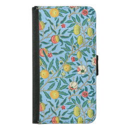 Elevate Your Everyday: William Morris&#39;s Four Fruit Samsung Galaxy S5 Wallet Case