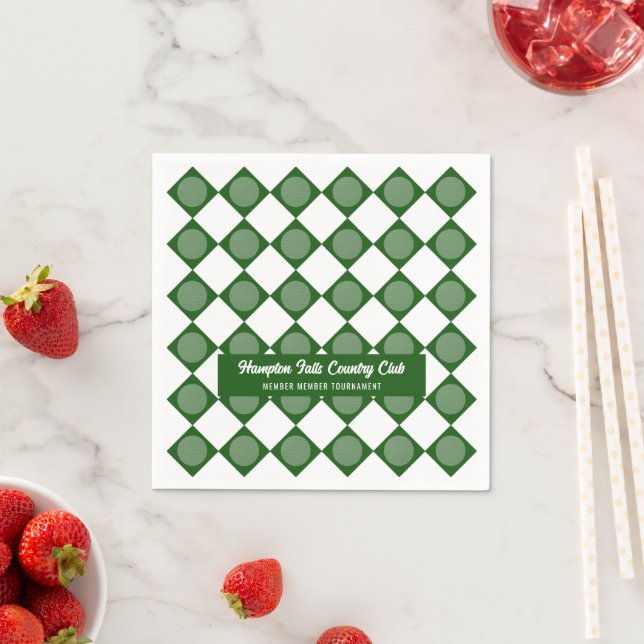 Elevate Your Game: Golf Club Event Paper Napkine Napkins (Insitu)