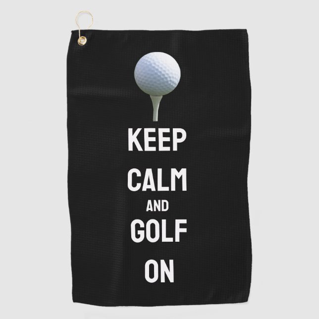 Elevate Your Golfing Gear with Customizable Towels (Front)
