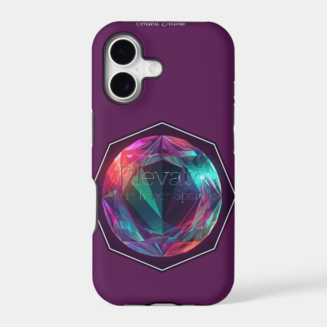 Elevate Your Inner Sparkle Iphone Case (Back)