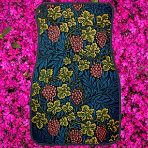 Elevate Your Journey: William Morris Vintage Vine Car Floor Mat