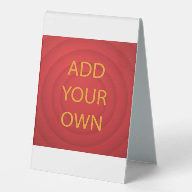 Elevate Your Marketing Strategy with Eye-Catching Table Tent (Front)