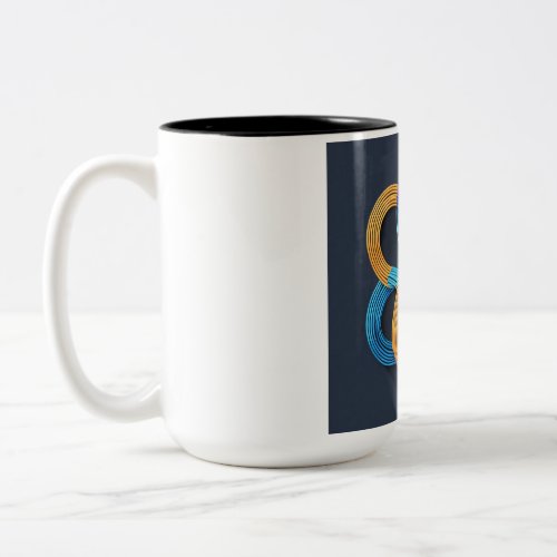 Elevate Your Mornings Exquisite Printed M Two_Tone Coffee Mug