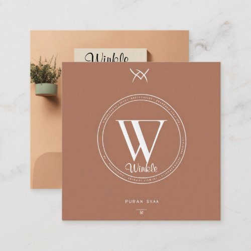 Elevate Your PresenceExquisite BusinessCardDesign Square Business Card