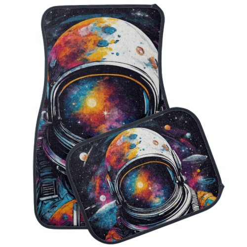 Elevate Your Ride to the Stars Cosmic Voyager Car Floor Mat