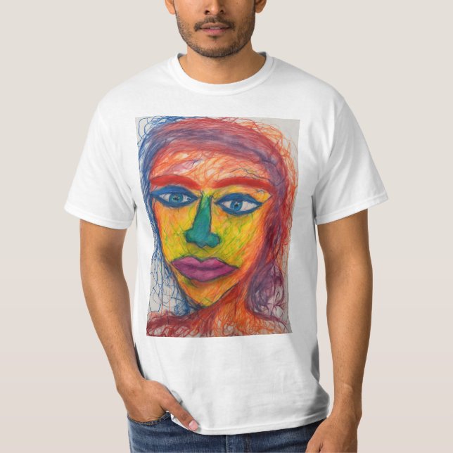 Elevate Your Space with Exquisite Pencil Drawing C T-Shirt (Front)
