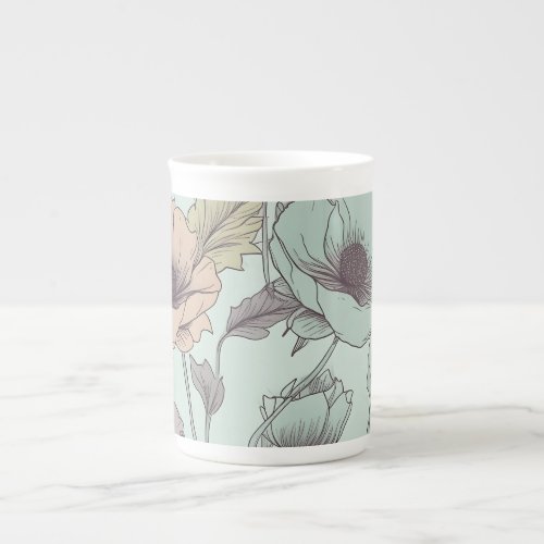 Elevate your space with the allure of darker paste bone china mug