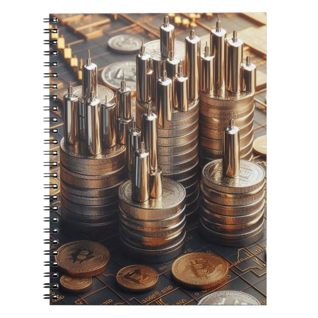 Elevate your space with trading-inspired art. 05 notebook (Front)