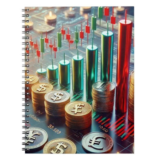 Elevate your space with trading-inspired art. 06 notebook (Front)