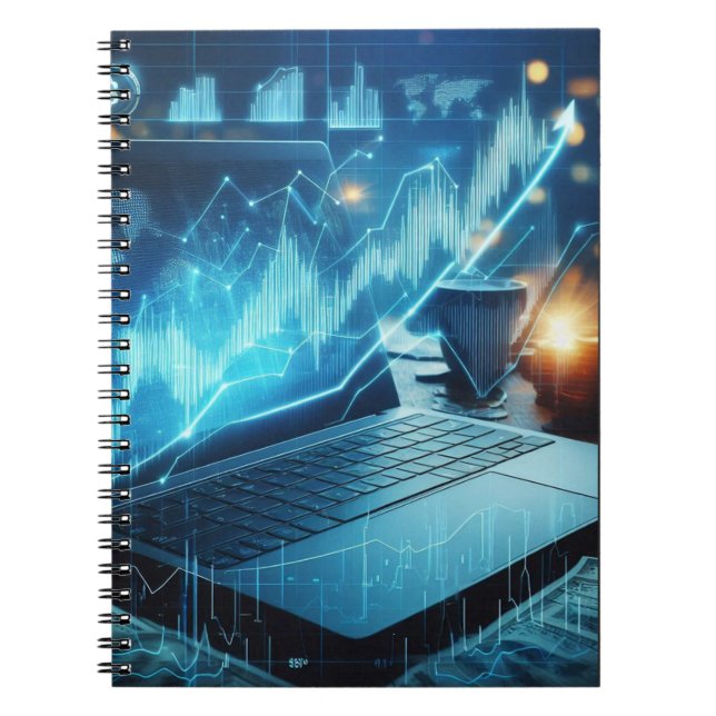 Elevate your space with trading-inspired art. 09 notebook (Front)