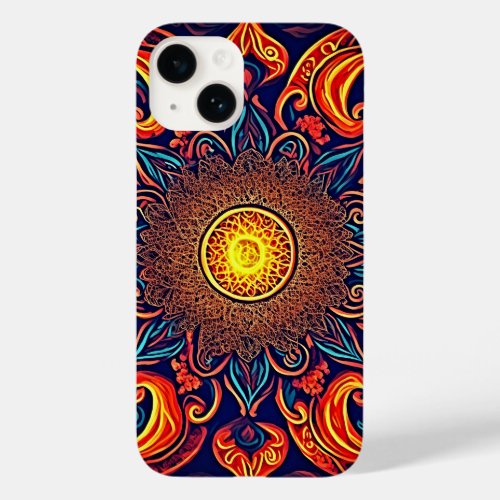 Elevate Your Spirit in Style _ Flaming Eye  Case_Mate iPhone 14 Case