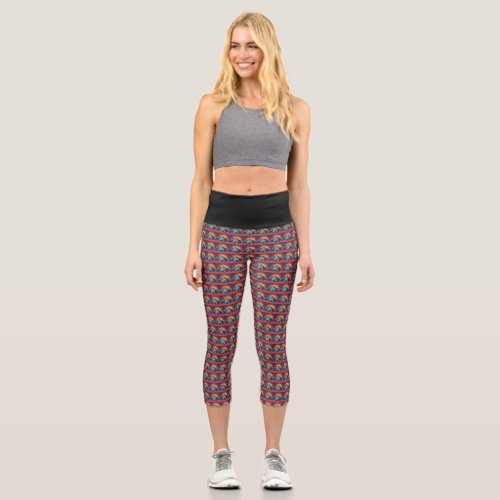 Elevate Your Style High_Waisted Capris for a Flat