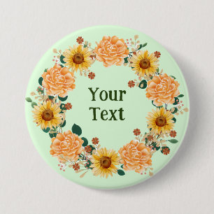 Elevate Your Style with Floral Wreath Lapel Accent Button